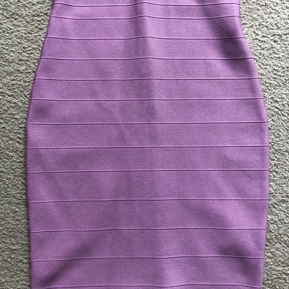 Marciano Clementine Halter Bandage Dress Lavender Purple Pink Strap Fitted S New - Picture 4 of 9